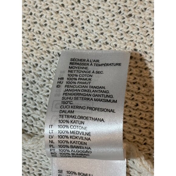 H&M Women’s Ivory S Cardigan Boho Chic Festival Boho Chic Cottage core Fringe - Picture 16 of 16